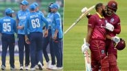 On Which Channel England vs West Indies 2025 Live Telecast in India Will Be Available? How To Watch ENG vs WI ODI and T20I Cricket Matches Free Live Streaming Online?