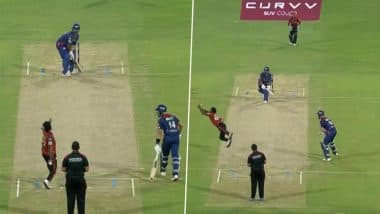 Rishabh Pant Wicket Video: Watch Eshan Malinga Take Splendid Catch off His Own Bowling To Dismiss Lucknow Super Giants Captain During LSG vs SRH IPL 2025 Match (Watch Video)