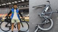 Top Indian Cyclist Esow Alban Hit by Two Bikers During On-Road Training Ride, Says &lsquo;They Were Speeding at Over 100 KM/H&rsquo;