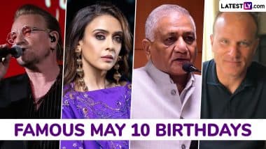 May 10 Celebrity Birthdays: Check List of Famous Personalities Born on May 10