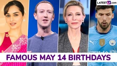 May 14 Celebrity Birthdays: Check List of Famous Personalities Born on May 14