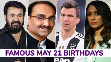 May 21 Celebrity Birthdays: Check List of Famous Personalities Born on May 21