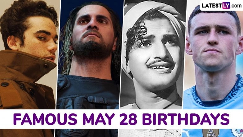 May 28 Celebrity Birthdays: Check List of Famous Personalities Born on May 28