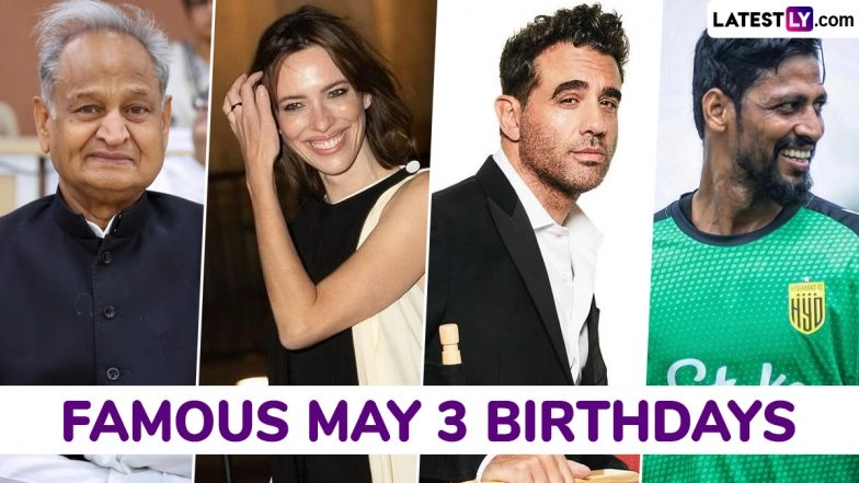 May 3 Celebrity Birthdays: Check List of Famous Personalities Born on May 3