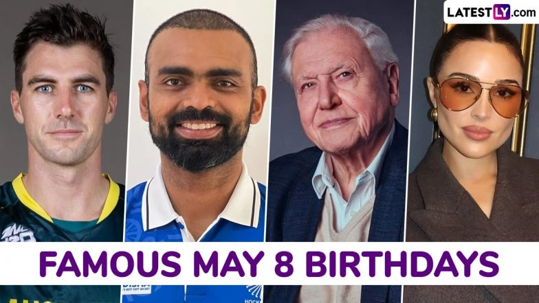 May 8 Celebrity Birthdays: Check List of Famous Personalities Born on May 8