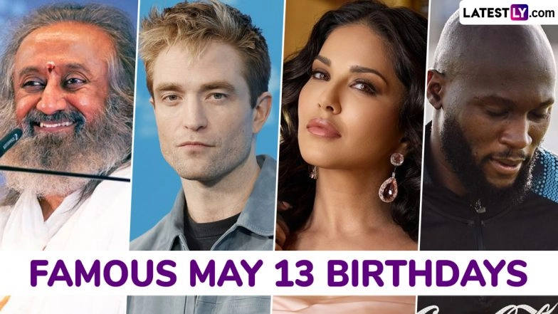 May 13 Celebrity Birthdays: Check List of Famous Personalities Born on May 13