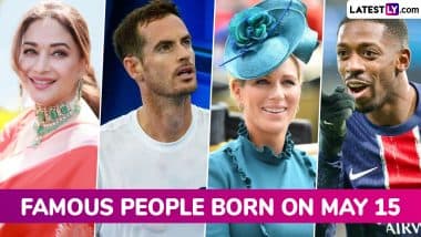 Famous May 15 Birthdays and Birth Anniversaries: Know About Celebrities Born on May 15