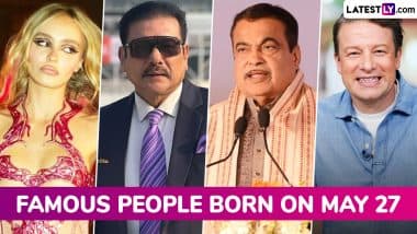 Famous Birthdays on May 27: Lily-Rose Depp, Ravi Shastri, Nitin Gadkari and Jamie Oliver – Know About Celebrities and Influential Figures Born on May 27