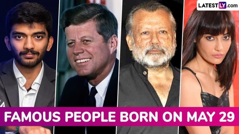 Famous Birthdays on May 29: Gukesh Dommaraju, John F. Kennedy, Pankaj Kapur and Surbhi Jyoti – Know About Celebrities and Influential Figures Born on May 29