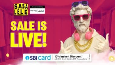 Flipkart SASA LELE Sale 2025 Live Now: Samsung Galaxy S24, iPhone 13, Samsung Galaxy S24 FE and Other Devices Available at Discounted Rates; Check Prices, Deals
