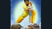MS Dhoni Funny Memes Go Viral After Chennai Super Kings Captain Plays Slow Knock During CSK vs DC IPL 2025 Match