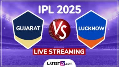 Gujarat Titans vs Lucknow Super Giants IPL 2025 Free Live Streaming Online: How To Watch GT vs LSG Indian Premier League T20 Cricket Match Live Telecast on TV?