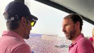 Gareth Southgate Spotted at Eden Gardens in Kolkata Supporting Rajasthan Royals During KKR vs RR IPL 2025 Match (See Pic)