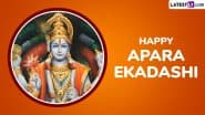 Apara Ekadashi 2025 Wishes: Celebrate the Auspicious Vrat Day With Lord Vishnu Images, Greetings, Quotes and HD Wallpapers on the Hindu Festival
