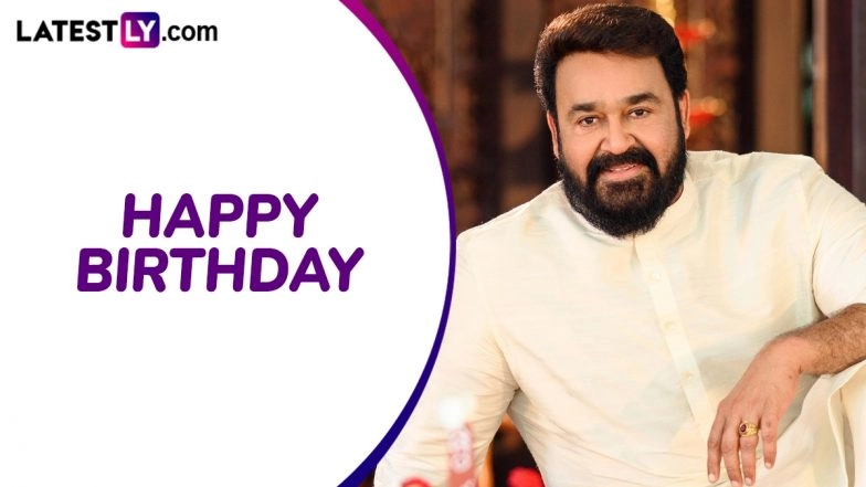 Mohanlal HD Images, Wallpapers and Birthday Captions for Free Download Online: Celebrate Malayalam Superstar&rsquo;s 65th Birthday