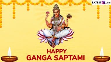Happy Ganga Jayanti 2025 Greetings and Ganga Saptami Messages To Worship Maa Ganga 