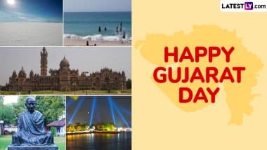Gujarat Foundation Day 2025 Wishes and Images: Post Quotes, Poster, Messages, Greetings and HD Wallpapers To Celebrate Gujarat Sthapana Divas