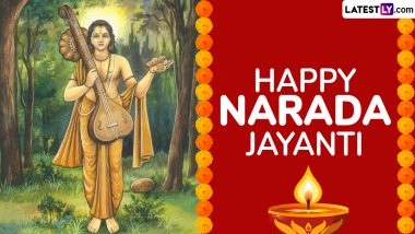 Narada Jayanti 2025 Images & HD Wallpapers for Free Download Online: Happy Narada Jayanti Wishes for Peace, Bhakti, and Knowledge