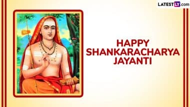 Shankaracharya Jayanti 2025 Images & HD Wallpapers for Free Download Online: Wish Happy Adi Shankaracharya Jayanti With WhatsApp Status and Facebook Messages