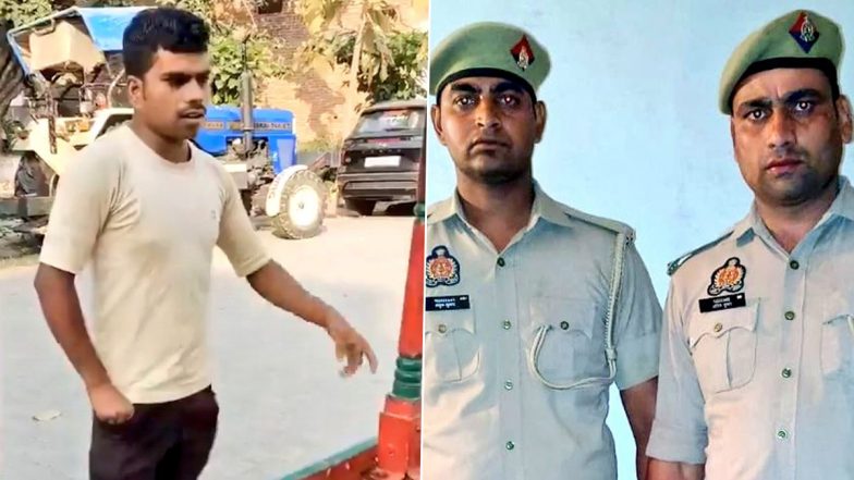 Hardoi: 2 Uttar Pradesh Police Constables Suspended After They Refused To Pay Street Vendor for Eating Melons, Booked (See Pic)