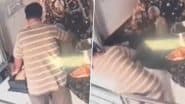 Sudden Death Caught on Camera in Ajmer: Grocery Shop Owner Collapses While Praying at Jhulelal Temple, Dies of Heart Attack; Video Surfaces