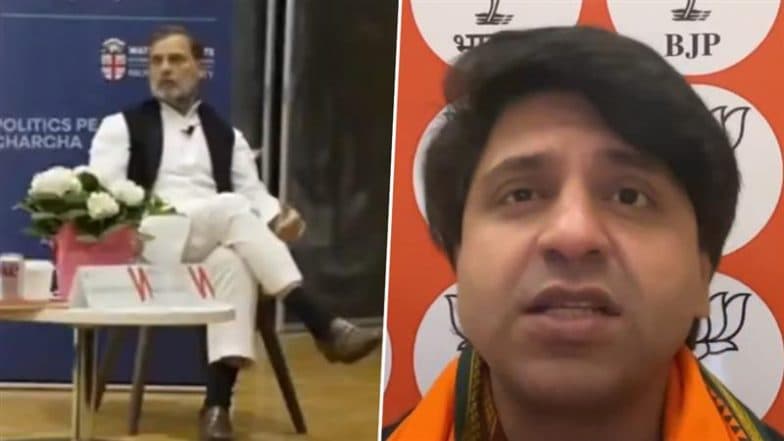 슬롯사이트Lord Ram Is Mythological슬롯사이트: BJP Leader Shehzad Poonawalla Slams Rahul Gandhi Over Controversial Remark at US Event, Terms Him 슬롯사이트Anti-Hindu슬롯사이트 (Watch Video)