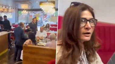 Safina Khan, Asad Malik Ugly Spat Caught on Camera: Pakistani Journalists Clash, Abuse Each Other in London Eatery; Video Goes Viral