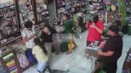 Hapur Shocker: Minor Girl Attacks Shopkeeper With Sharp Blade After He Refuses To Take Back Item She Bought From Shop; Video Surfaces