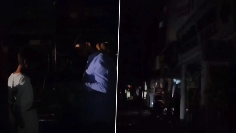 Jammu and Kashmir: Explosions Rock Samba As India’s Air Defence Intercepts Pakistani Drones During Blackout (Watch Video)