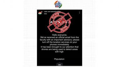 Govt Issues Advisory To Turn Off Location Services on Mobile Phone Amid Pakistani Drone Attacks? PIB Fact Check Debunks Fake News Going Viral on Social Media