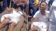 Jaipur Shocker: Man Halts Mother’s Cremation Demanding Her Silver Bangles, Lies Down on Pyre; Video Surfaces