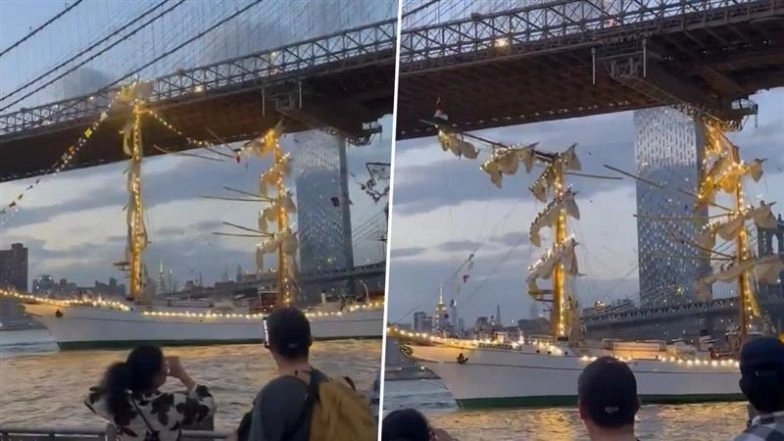 Mexican Navy Training Ship ‘Cuauhtémoc’ Collides with Brooklyn Bridge, Search and Rescue Operations Underway; Shocking Video Surfaces