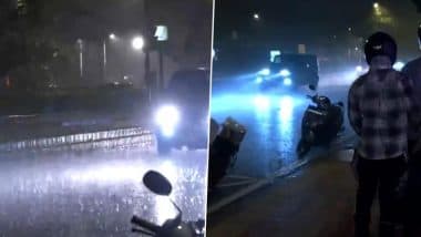 Heavy Rain, Hailstorm, and Strong Winds Lash Delhi-NCR