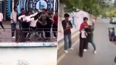 Reels Rivalry Turns Ugly: 2 Girls Abuse, Pull Each Other’s Hair in Public Over Making Instagram Reels With Boyfriends in Bareilly, Police Respond As Video Goes Viral