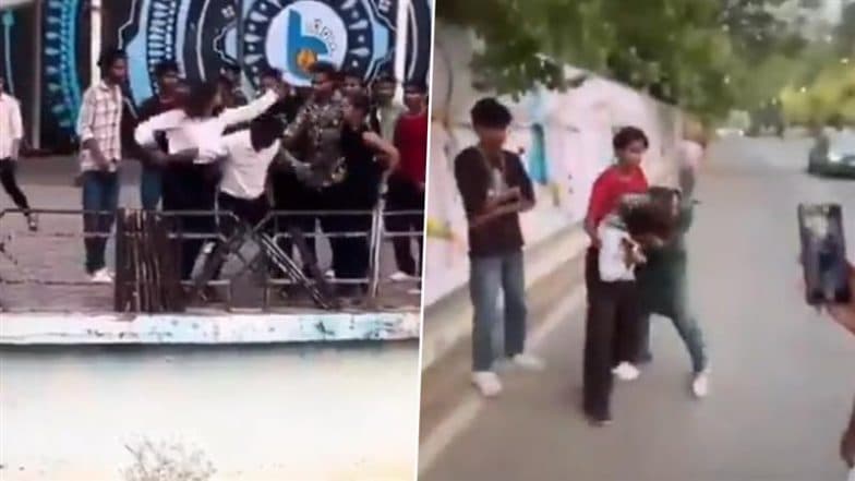 Reels Rivalry Turns Ugly: 2 Girls Abuse, Pull Each Other’s Hair in Public Over Making Instagram Reels With Boyfriends in Bareilly, Police Respond As Video Goes Viral