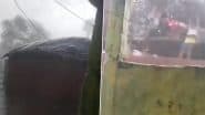 Sagar: Roof Blows Away Along With Children During Thunderstorm in MP, Terrifying Video Goes Viral