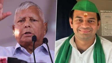 Tej pratap yadav expelled from rjd: lalu prasad yadav removes his son from party for 6 years over 'irresponsible behaviour' amid relationship row | 📰 latestly