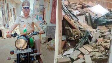 Ghaziabad Cop Dies As Roof of ACP Office Collapses Due To Heavy Rainfall, Thunderstorm; Video Surfaces