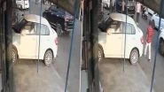 Lucknow: Gunmen Open Fire in Broad Daylight in Ghazipur, Youth Shot 3 Times in Shocking SUV Chase Attack; Disturbing Video Surfaces