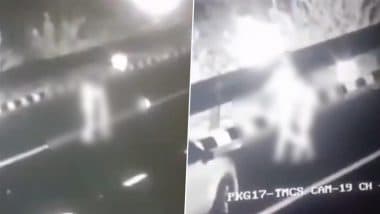 Manoharlal Dhakad Dance Viral Video: New CCTV Footage Shows Mandsaur Politician Dancing on Delhi-Mumbai Expressway With Woman He Had Sex With in Public