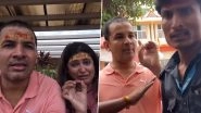 Biker Couple Naina and Arpit Accuse Mahakaleshwar Temple Staff of Promoting VIP Culture, Misbehaving With Devotees; Officials Refute Claims, Cite Rule Violation Over Reel Recording (Watch Video)