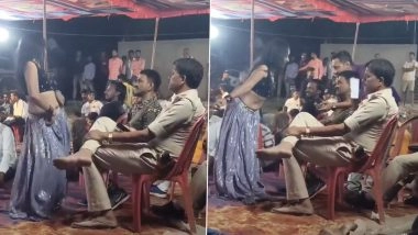 Siwan: Cops Caught Dancing with Orchestra Performers at Wedding in Bihar; SP Suspends Sub-Inspector, Sends Driver Back to Patna After Video Goes Viral