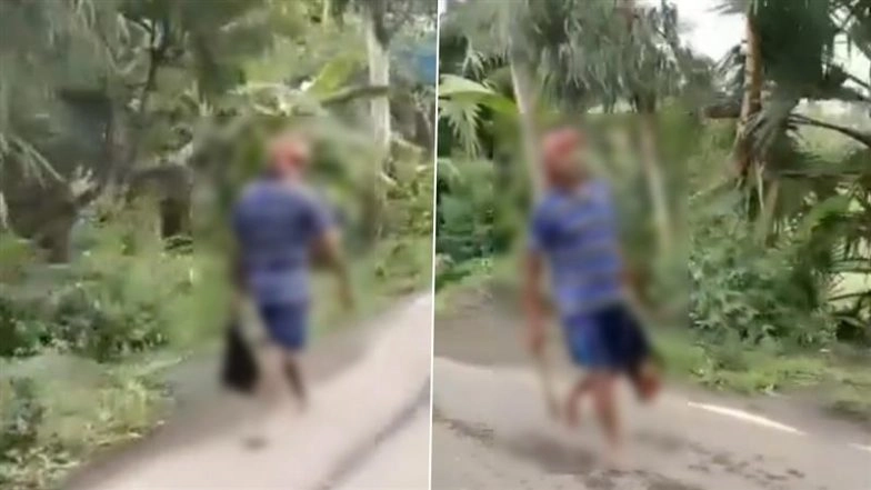 Basanti Horror: Man Beheads Sister-in-Law Over Family Feud in West Bengal, Walks Through Streets With Severed Head Before Surrendering; Disturbing Video Goes Viral