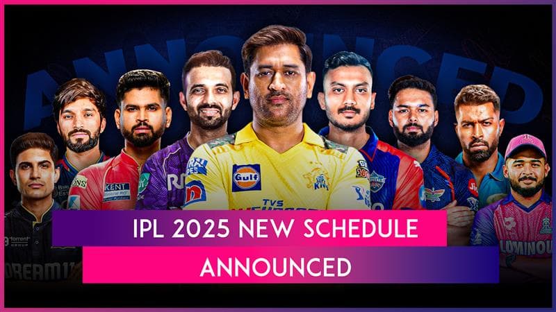 IPL 2025 New Schedule: Indian Premier League Season 18 To Resume on May 17, Final on June 3 IPL 2025 New Schedule: Indian Premier League Season 18 To Resume on May 17, Final on June 3