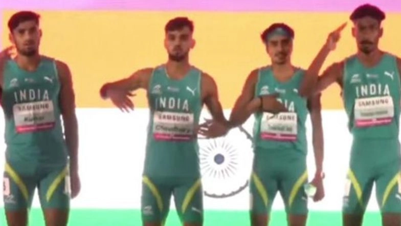 India Men's 4x400 Relay Team Wins Silver Medal in Asian Athletics Championships 2025