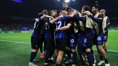 Inter Milan 4–3 Barcelona (7–6 Aggregate) UEFA Champions League 2024–25 Semi-Finals: Nerazzurri Secure Spot in Final After Winning Goal-Fest at San Siro