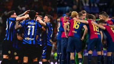 Inter Milan vs Barcelona, UEFA Champions League 2024–25 Live Streaming Online & Match Time in India: How To Watch UCL Semi-Final Match Live Telecast on TV & Football Score Updates in IST?