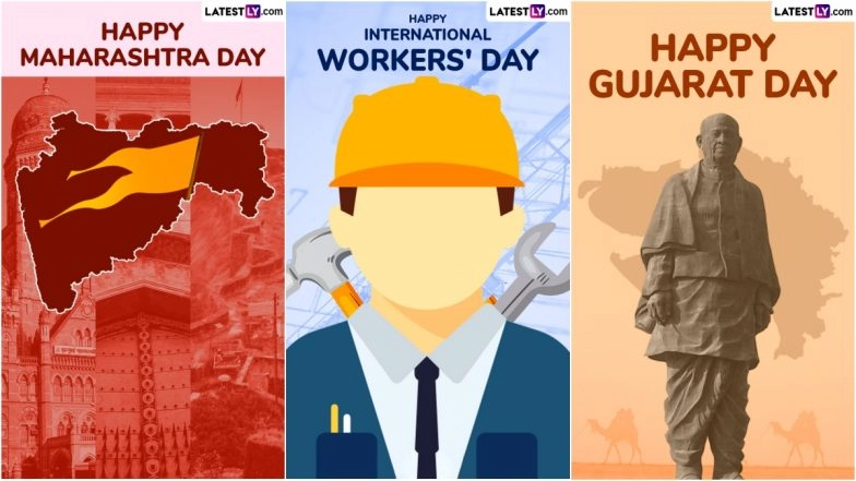 International Workers&rsquo; Day, Maharashtra Day and Gujarat Day 2025 Wishes and Photos: Celebrate May 1 Observances That Echo History, Pride, and the Spirit of Unity