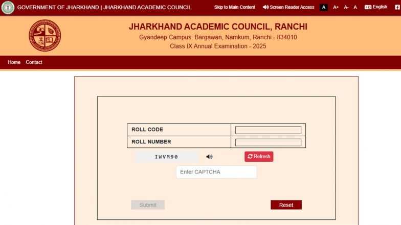 JAC 9th Result 2025 Out at jacresults.com: Jharkhand Academic Council Releases Class 9 Exam Results, Get Direct Link and Know Steps To Check Scores