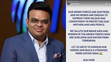 ‘We Salute Our Brave Men…’ ICC Chairman Jay Shah Sends Powerful Message Amid Rising Tension Between India and Pakistan (See Instagram Story)